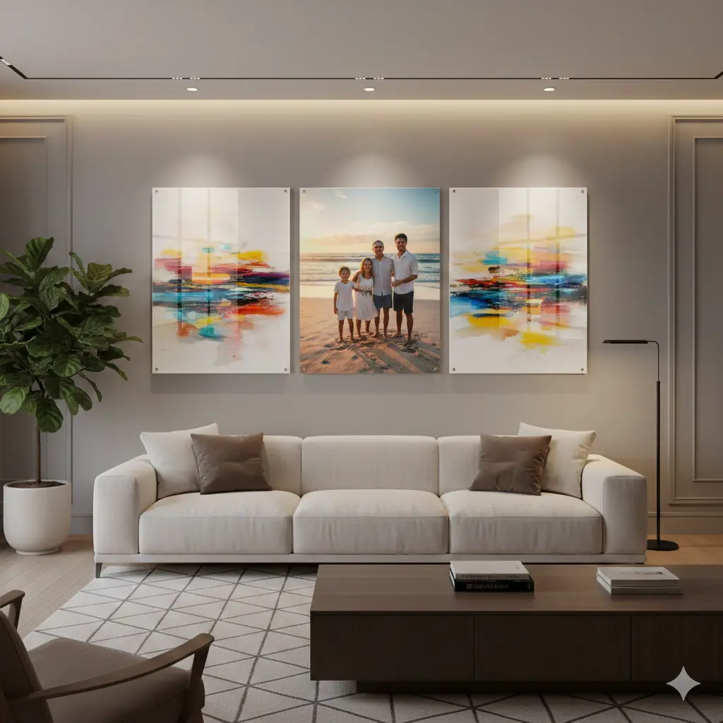 Wall Art ( Ultra-HD Frameless Acrylic Portraits) 